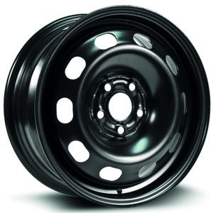 RTX Steel Wheel 15x6 5x100 ET+38 Black CB57.1
