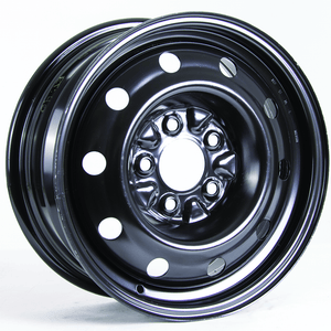RTX Steel Wheel 15x6.5 5x114.3 ET+40 Black CB71.5