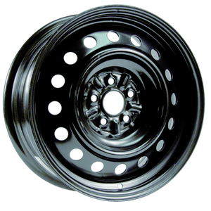 RTX Steel Wheel 16x6.5 5x100 ET+40 Black CB54.1