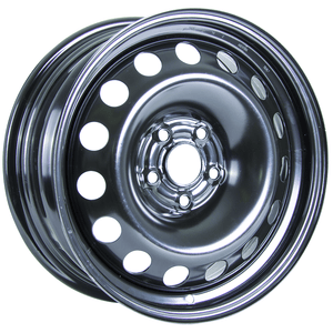 RTX Steel Wheel 16x6.5 5x105 ET+39 Black CB56.6