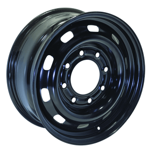 RTX Steel Wheel 17x7 8x180 ET+30 Black CB124.1