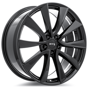 RTX TS01 20x9.5 5x114.3 ET+45 Gloss Black CB64.1