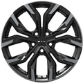 RTX Venom 18x7.5 5x114.3 ET+48 Gloss Black Machined CB56.1 - Prince Tires
