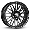 RTX Vice 20x9 6x135/6x139.7 ET+18 Gloss Black CB106.1 - Prince Tires