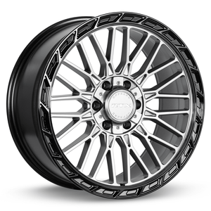RTX Vice 20x9 6x135/6x139.7 ET+18 Gloss Gunmetal Black Lip CB106.1