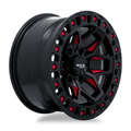 RTX Zion 17x9 5x127 ET-15 Black Milled Red CB71.5 - Prince Tires