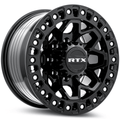 RTX Zion 17x9 5x127 ET-15 Gloss Black with Rivet CB71.5 - Prince Tires