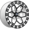 RTX Zion 17x9 5x127 ET-15 Gloss White with Black Spokes CB71.5 - Prince Tires